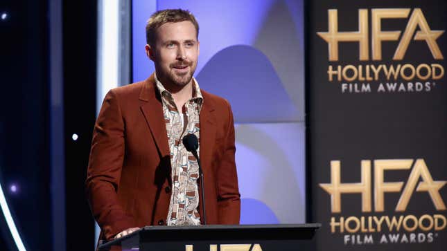 Here's the first look at Ryan Gosling as Ken in the Barbie film