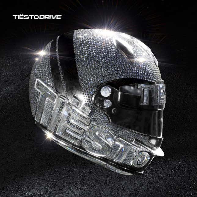 This cover image released by Atlantic Records shows &quot;Drive&quot; by lifelong Formula One fan Tiësto. In some ways, his album centers on the concept of driving and F1. (Atlantic Records via AP)