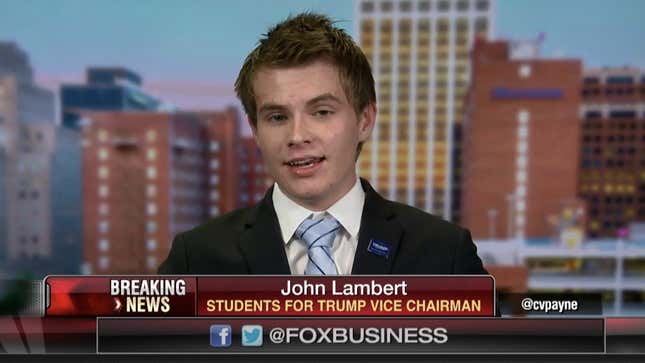 Image for article titled The Heartwarming Tale of How a Co-Founder of Students For Trump Is Going to Prison After His Co-Founder Snitched On Him to the Feds