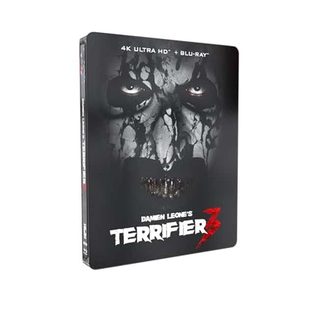 Image for article titled Terrifier 3 Collector&#39;s Edition [4K UHD + Blu-ray Steelbook], Now 40% Off