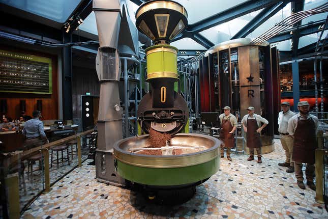 Image for article titled Inside Starbucks’s supersized homage to its Italian roots