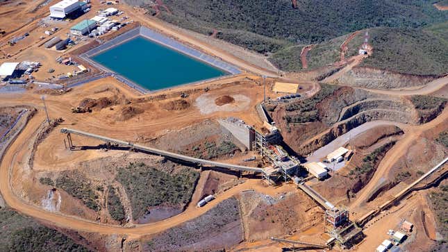 Glencore nickel mine in Voh, in North Province, New Caledonia 