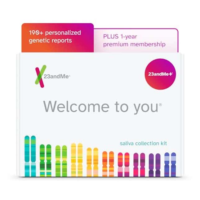 Image for article titled Take 54% Off the 23andMe+ DNA Kit and yearly Subscription