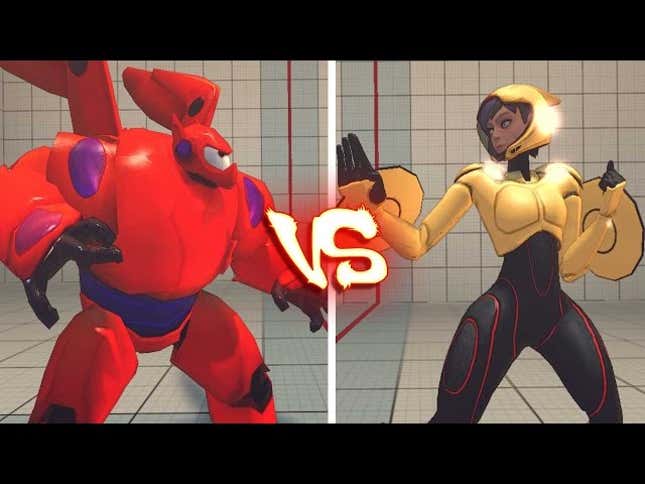 Someone Put <i>Big Hero 6 </i>Characters In <i>Street Fighter IV</i>