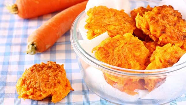 Carrot fritters