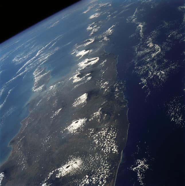 Image for article titled The awesome power of volcanos, seen from space