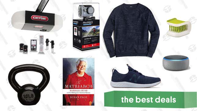 Image for article titled Sunday&#39;s Best Deals: New Balance Sneakers, AmazonBasics Kettlebells, Scrub Brushes, and More