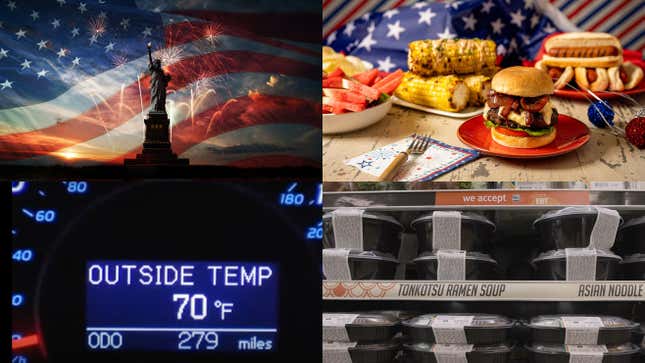 Image for article titled The most independent states, July 4th inflation, and bad car thermometers: Lifestyle news roundup