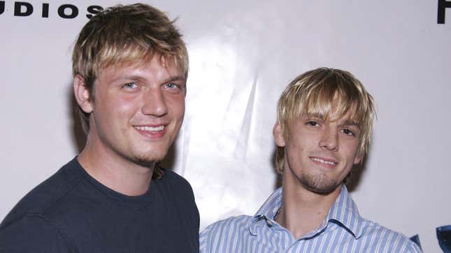 Nick and Aaron Carter in 2006