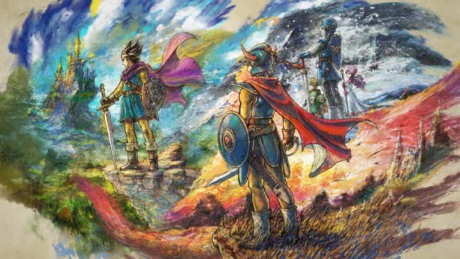Key art for the Dragon Quest HD-2D remakes.
