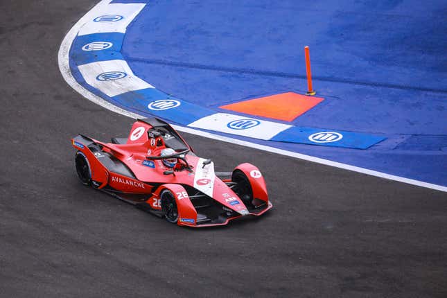 Oliver Askew at the 2022 Mexico City ePrix.