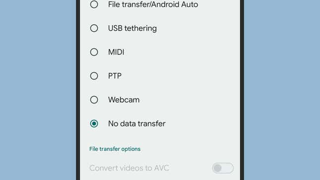 Android 14 offers a webcam connection option.
