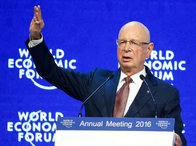 Image for article titled Photos: What everyone’s really saying at Davos, in body language