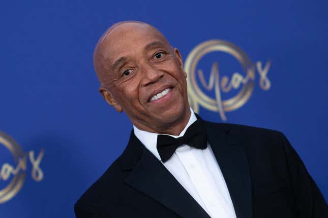 Russell Simmons attends City of Hope’s 2023 Spirit of Life Gala at the Pacific Design Center in West Hollywood, California, October 18, 2023.