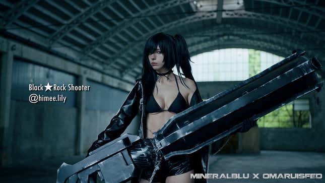 A photograph of a cosplayer at Il Volta Italy.