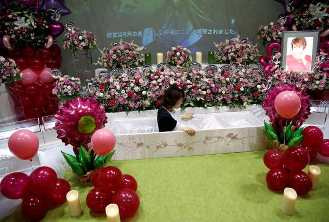 Rising from the dead. (Reuters/Kim Kyung-Hoon)
