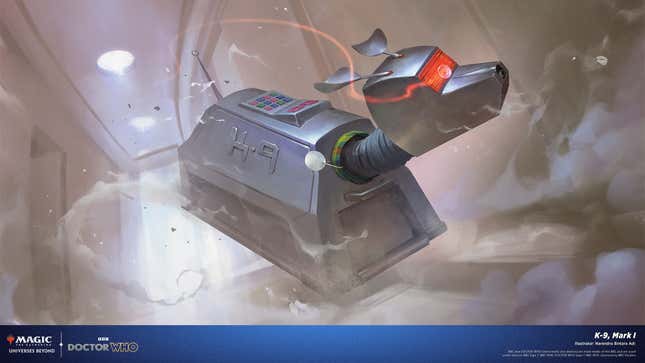 Image for article titled Get a Peek at Magic: The Gathering&#39;s New Doctor Who Set