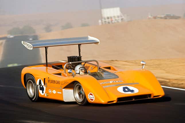 Bruce McLaren, McLaren-Chevrolet M8B, Los Angeles Times Grand Prix- Can-Am, Riverside, 26 October 1969