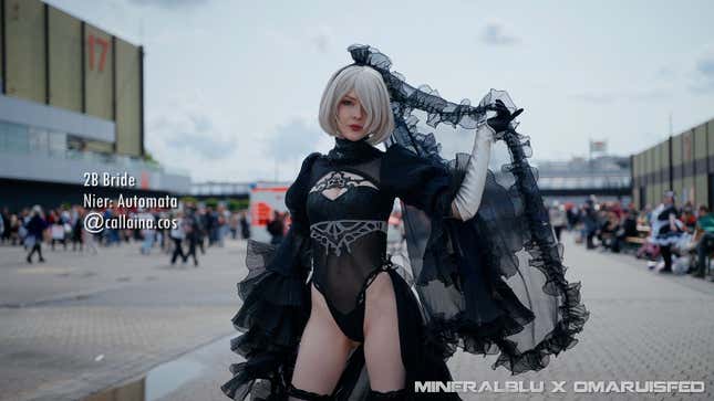 A cosplayer at Dokomi 2025.