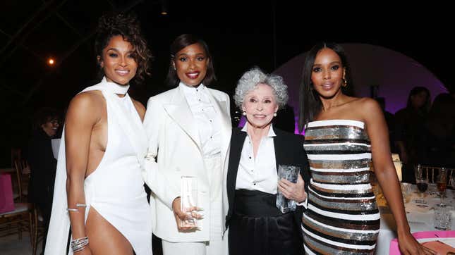 Ciara, left, with 2021 honorees Jennifer Hudson and Rita Moreno, and Kerry Washington at ELLE’s 27th Annual Women In Hollywood Celebration, presented by Ralph Lauren and Lexus, at Academy Museum of Motion Pictures on October 19, 2021 in Los Angeles, Calif. 