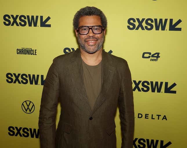 Jordan Peele attends the world premiere of “Monkey Man” during 2024 SXSW Conference And Festival at The Paramount Theatre on March 11, 2024 in Austin, Texas.