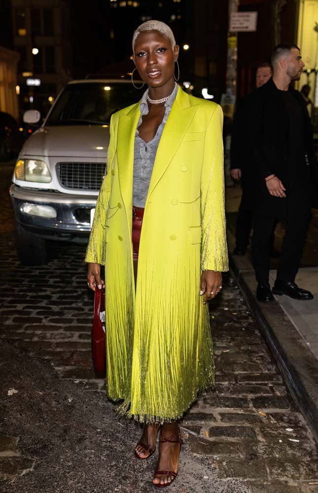 Image for article titled What Black Celebs Are Wearing to NY Fashion Week