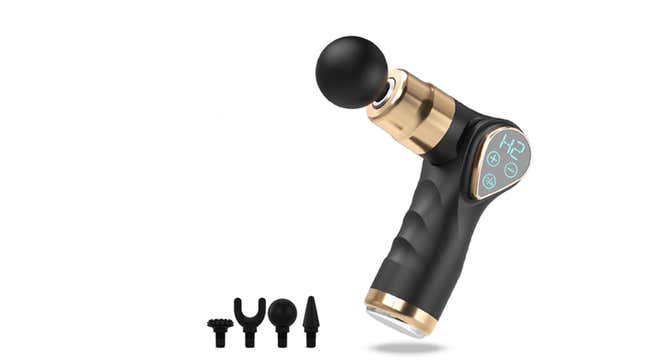 Image for article titled This Heated and Adjustable Massage Gun Is $50