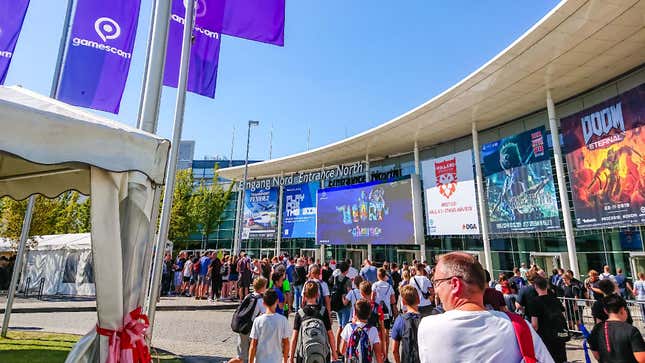 lines during the gamescom 2019 event gamescom 2021 all digital