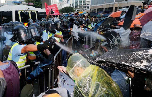 Image for article titled Hong Kong has entered a state of mass civil disobedience