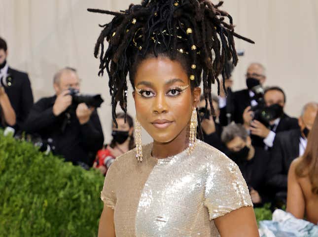 NEW YORK, NEW YORK - SEPTEMBER 13: Tomi Adeyemi attends The 2021 Met Gala Celebrating In America: A Lexicon Of Fashion at Metropolitan Museum of Art on September 13, 2021 in New York City. (Photo by Mike Coppola/Getty Images)