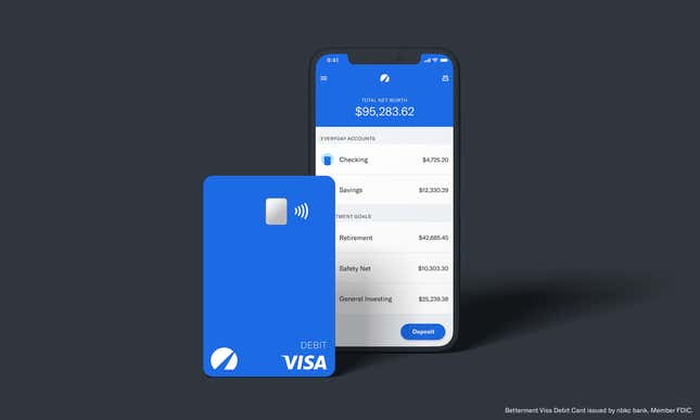 Betterment Everyday Savings and Checking