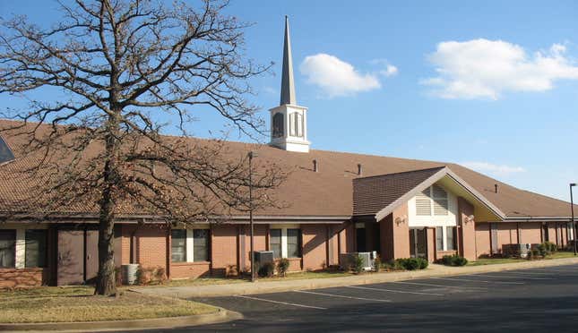 The Sapulpa, Oklahoma LDS Chapel. Photo credit: mbush_utah/flickr