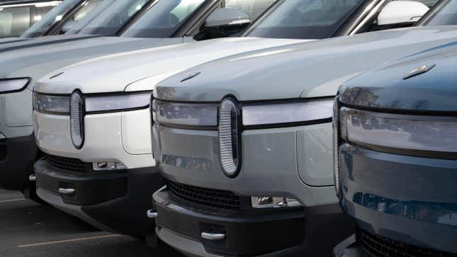 Rivian electric vehicles