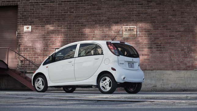 The old Mitsubishi MiEV was basically a battery-powered kei car.