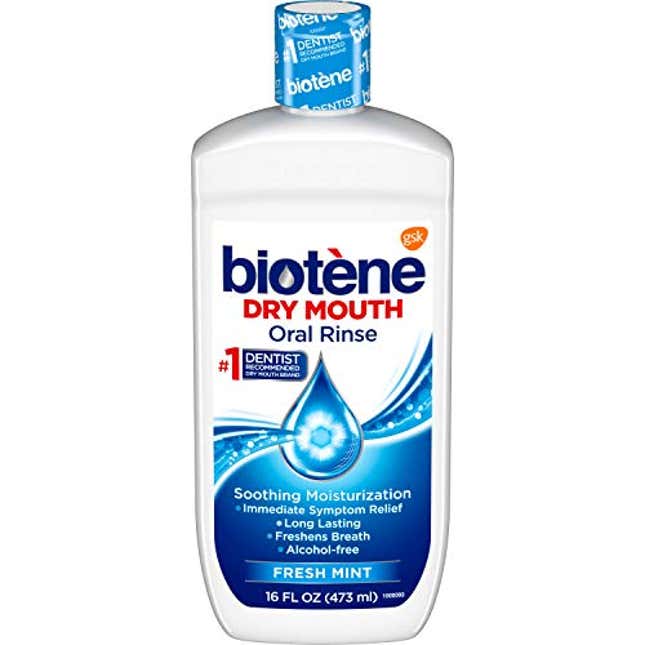 Image for article titled biotène Oral Rinse Mouthwash for Dry Mouth, Now 18% Off