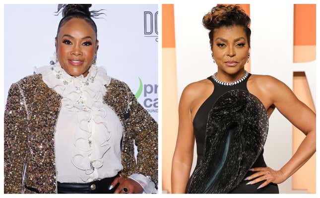 Image for article titled WATCH: Taraji P. Henson Fields a Really Weird Interaction With a &#39;Fan,&#39; But Vivica A. Fox Isn&#39;t Having It!