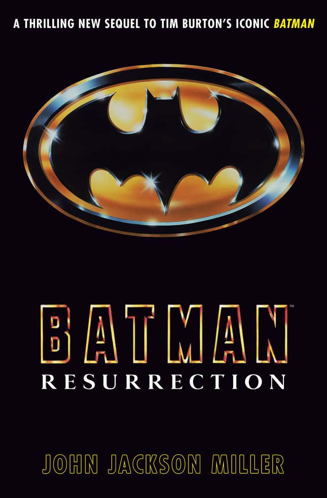 Image for article titled Batman 1989 Continues, in a Brand New Novel