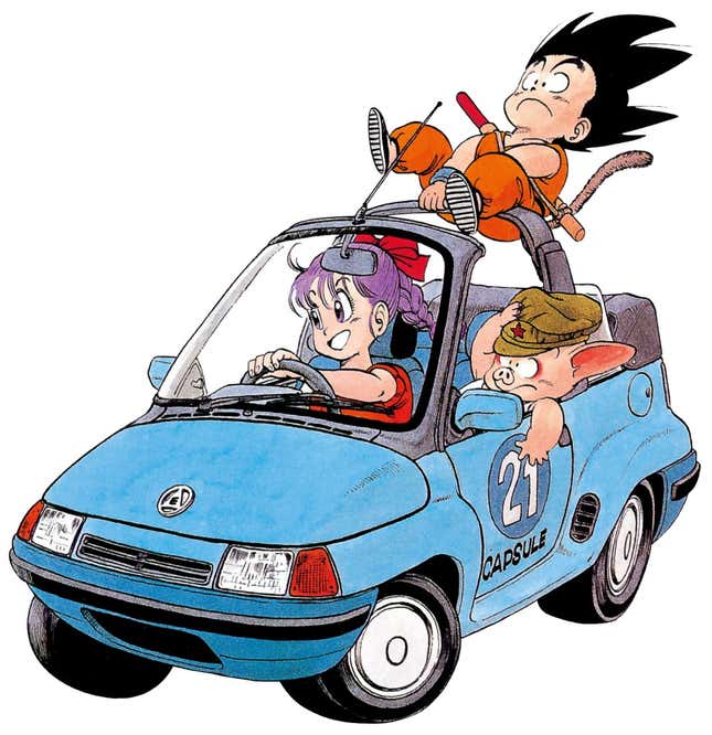 Image for article titled These Are Some Of Akira Toriyama&#39;s Best Automotive Creations And Car Cameos