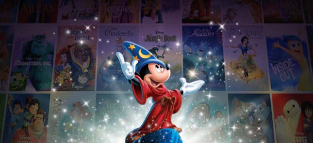 Página de  inicio de Disney Movie Club con Mickey Mouse