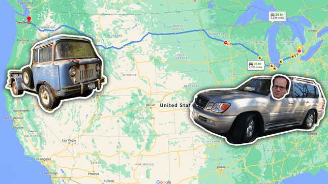 Image for article titled My 5,000-Mile Road Trip In A 275,000-Mile Fancy Toyota Land Cruiser I&#39;ve Never Seen Begins Sunday