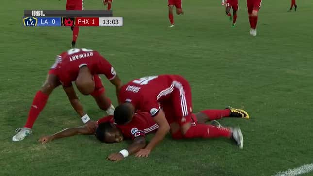 Didier Drogba Scores Great Goal Against Scrubbiest Scrubs Imaginable