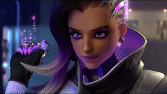 Sombra waves to someone off-screen.