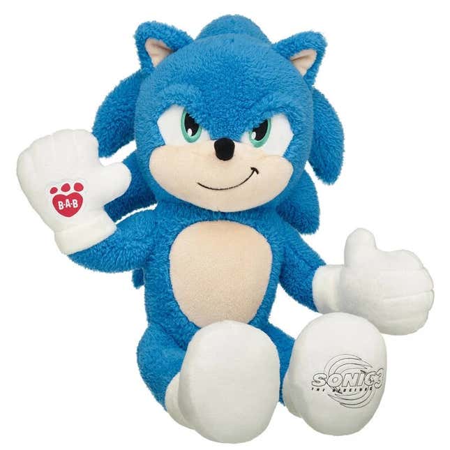 El oso Build-A-Bear de Sonic.