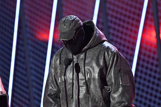 Kanye West onstage during the 2022 BET Awards at Microsoft Theater on June 26, 2022 in Los Angeles, California.