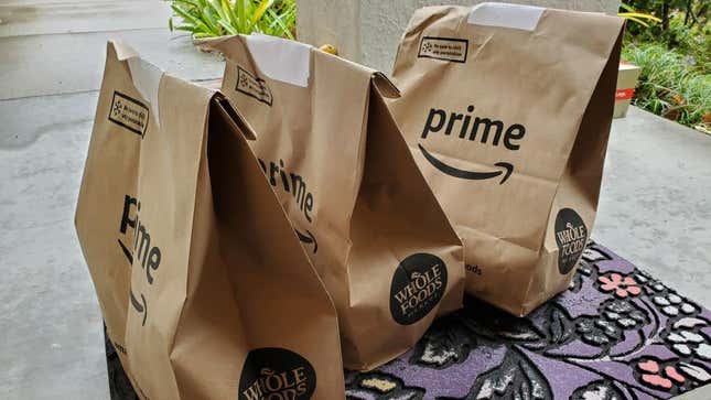 Image for article titled Whole Foods opens first delivery-only store, or an Amazon warehouse for food
