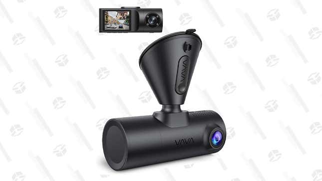 Vava Dual Dash Cam | $153 | Amazon | Clip coupon and use code 17VAVAVD9