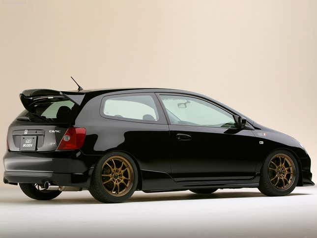 Image for article titled What Car Deserves This Honda Civic Type R Crate Engine Swap?
