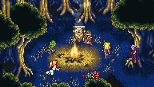 Image for article titled Chrono Trigger’s Campfire Scene Is A Meditation On Friendship, Regrets, And Time Itself