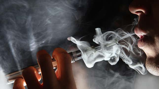 Image for article titled Vaping Could Make It Harder For Your Body to Fight the Flu, Preliminary Research Suggests