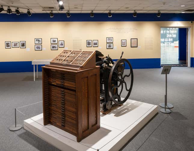 “The Liberator: Chronicling Black Los Angeles 1900-1914&quot; exhibit at the California African American Museum in Los Angeles. 
